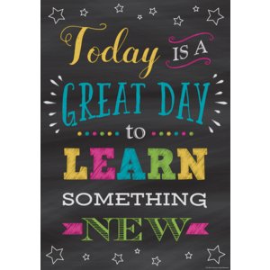 Today is a Great Day to Learn...poster