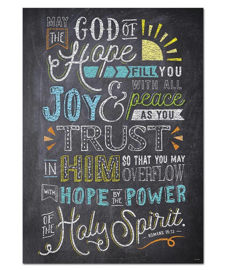 Romans 15:13 (Rejoice)-Poster