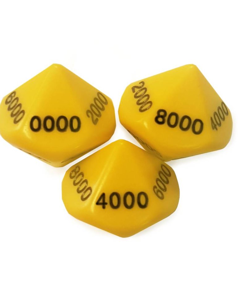 10 sided 1000's dice