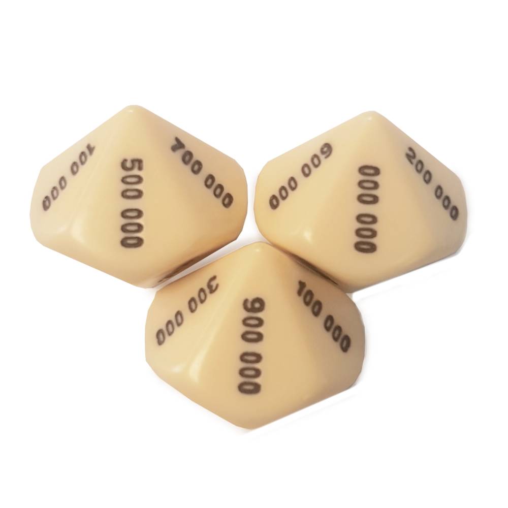 10 sided 100,000's dice