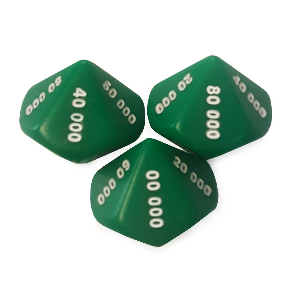 10 sided 10,000's dice