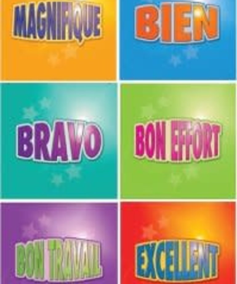 French Stickers - Motivational stickers