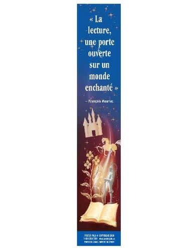 French Bookmark - Mauriac reading quote