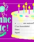 French Certificate Pad - Bonne Fete