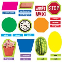 French Geometric Shapes (Mini Bulletin Board Set)