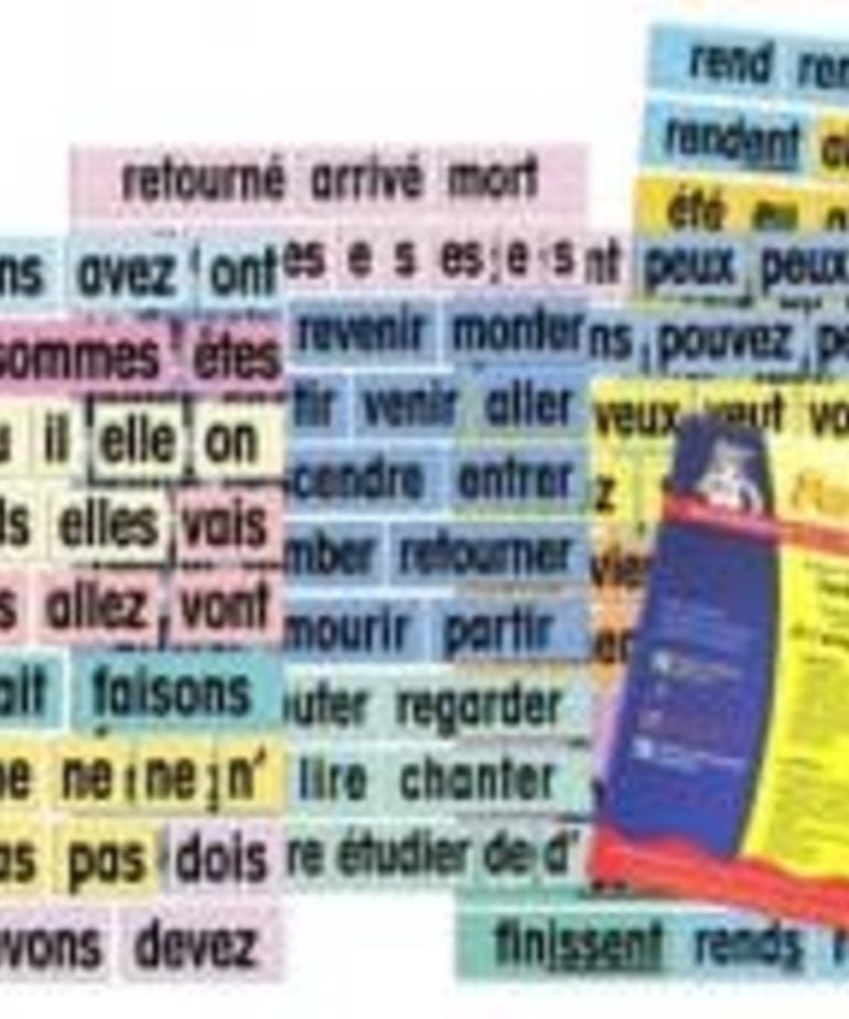 French Posters - Verb Attack cards & reproducibles
