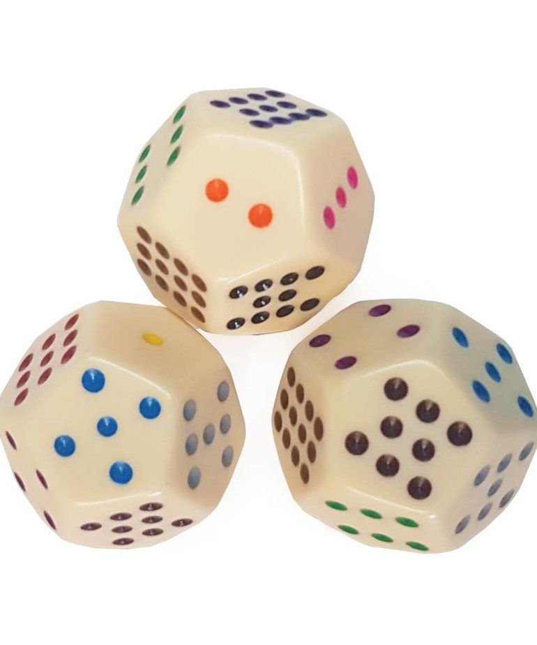 12-sided spotted dice