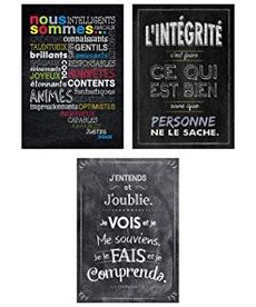 French Inspire U poster set