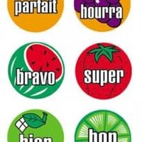 French Mini Fruit Stickers