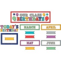 Our Class Birthdays MIni Bulletin Board