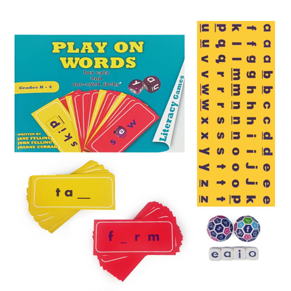 Play on Words (Book, cards, dice)