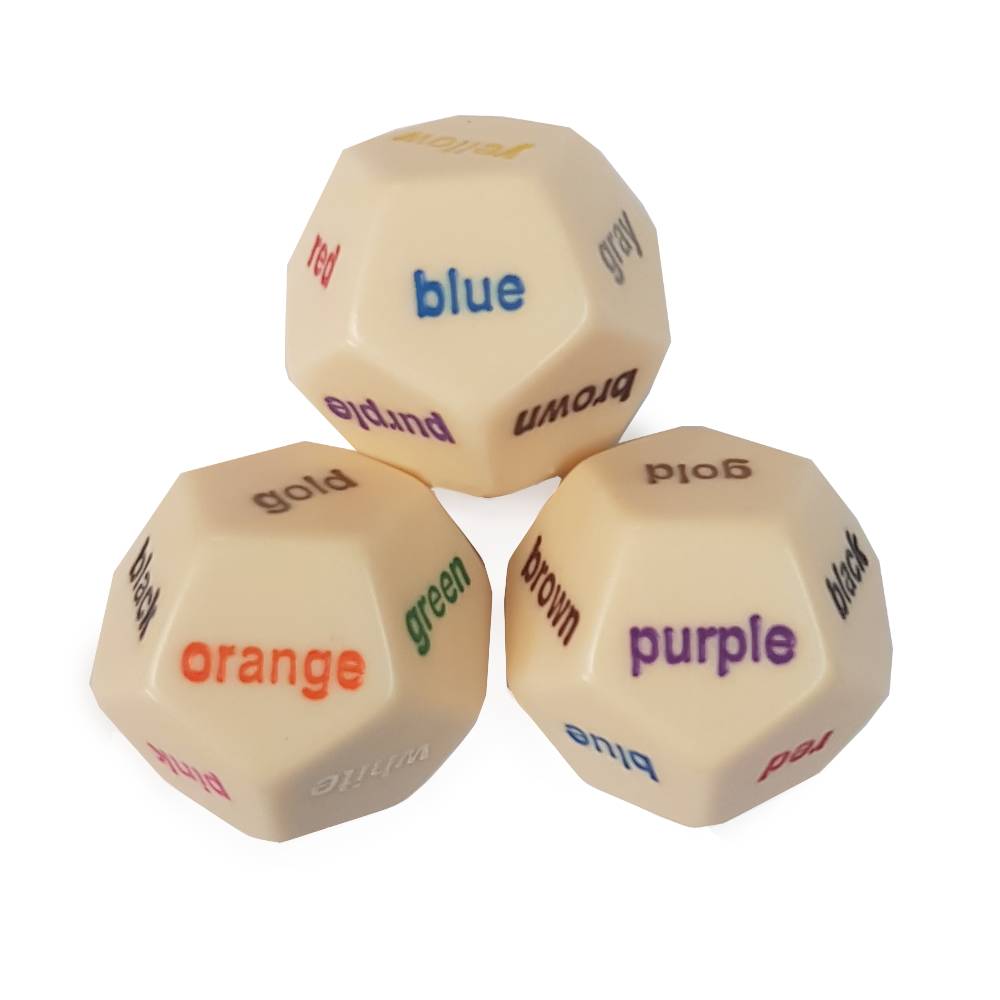 Color Word Dice