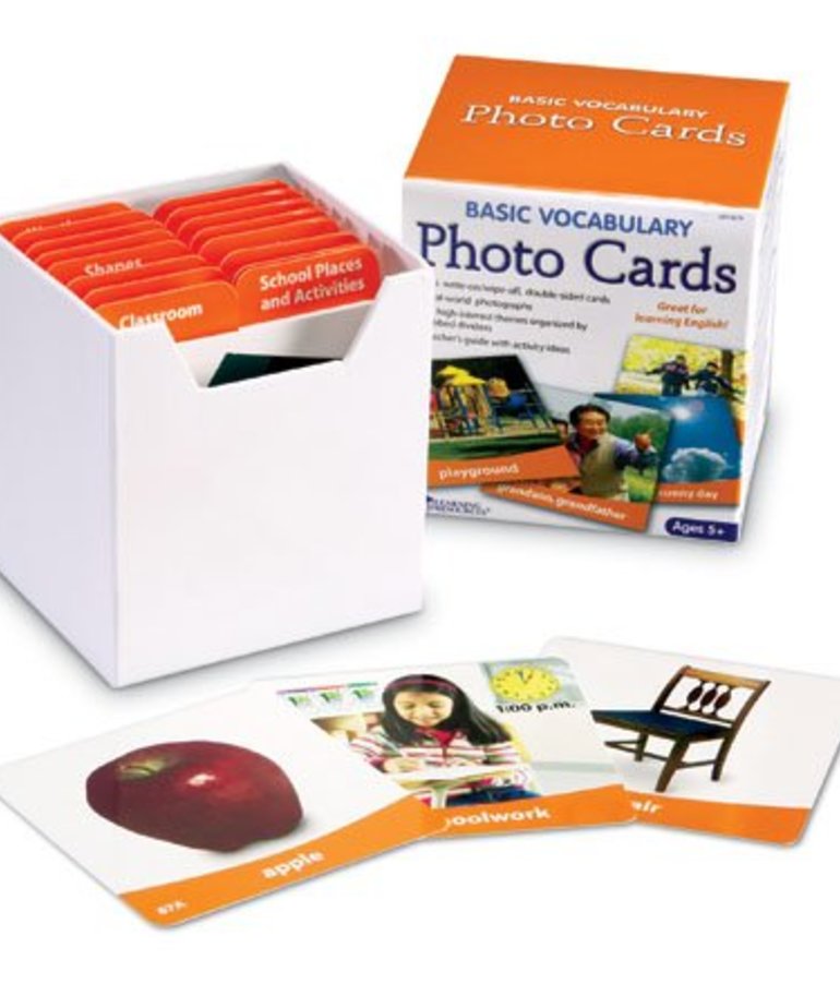 Learning Resources Basic Vocabulary Photo Cards