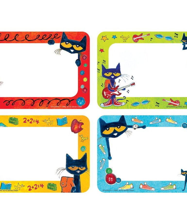 Pete the Cat Name Tags/Labels