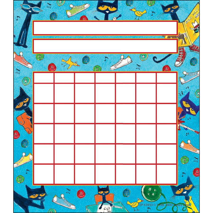 Pete the Cat Incentive Chart Pack