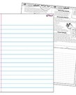 Notebook Paper 17 x 22 Wipe Off