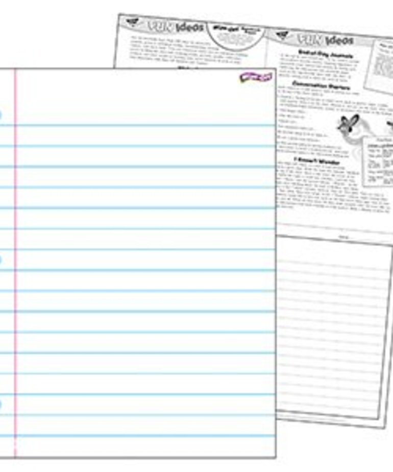 Notebook Paper 17 x 22 Wipe Off