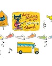 Pete the Cat We're Rocking in Our Learning Shoes..Bulletin Board