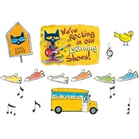 Pete the Cat We're Rocking in Our Learning Shoes..Bulletin Board