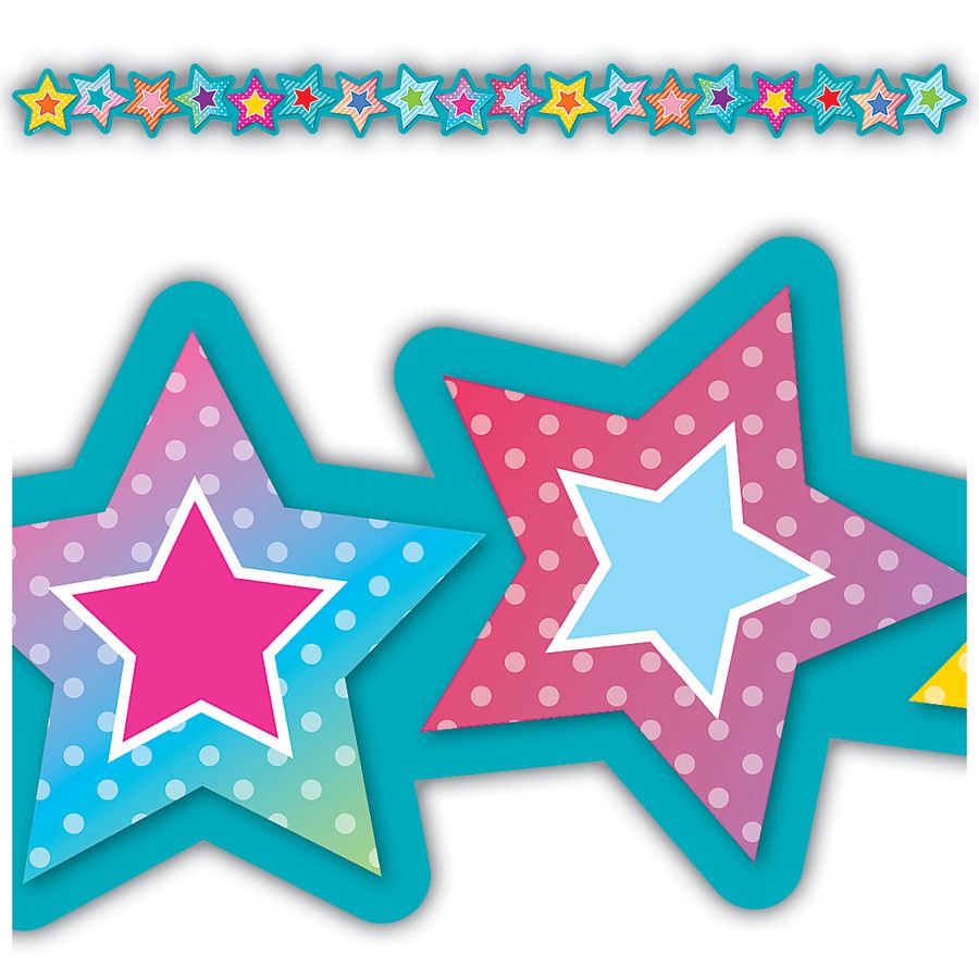 Stars Die-Cut Stars Border