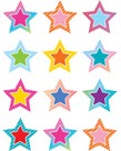 Colorful Vibes Stars Mini Accents