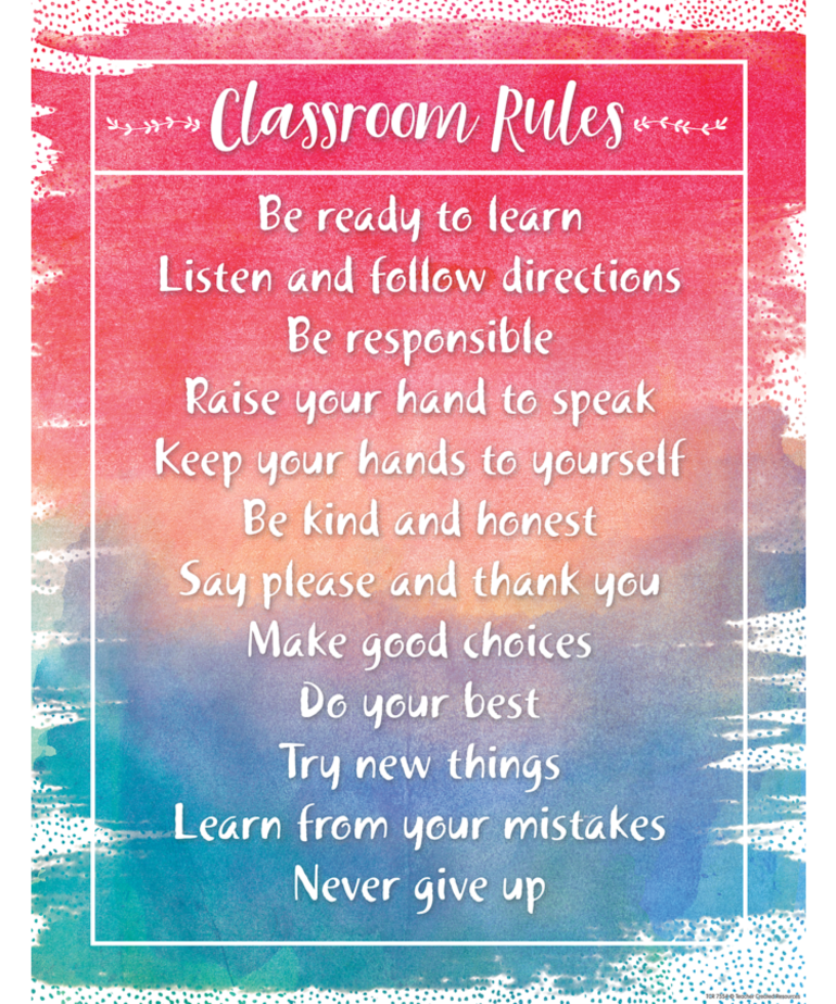 Classroom Rules Chart