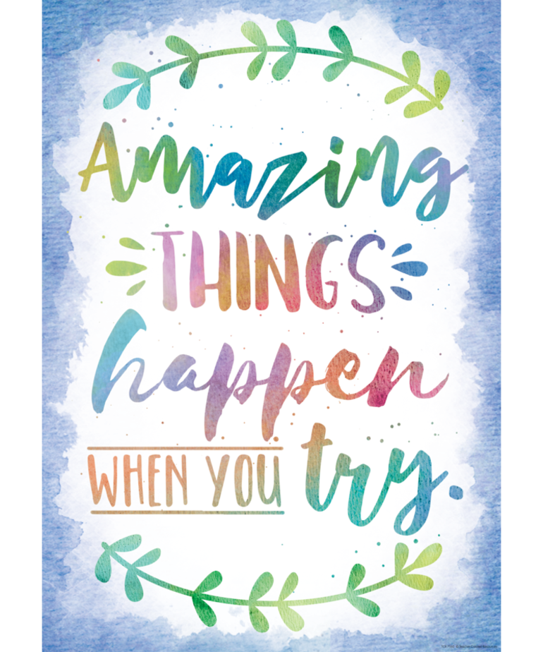 Amazing Things Happen When You Try.....poster