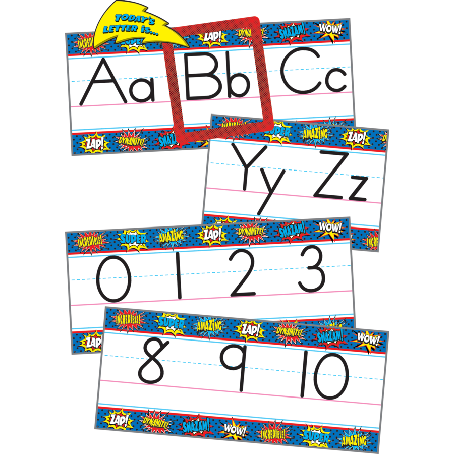 Alphabet Line Bulletin Board Set