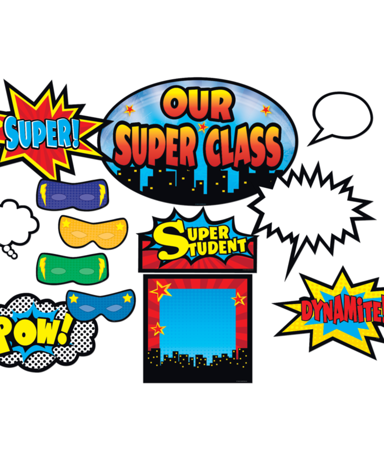 Super Hero Bulletin Board Display Set