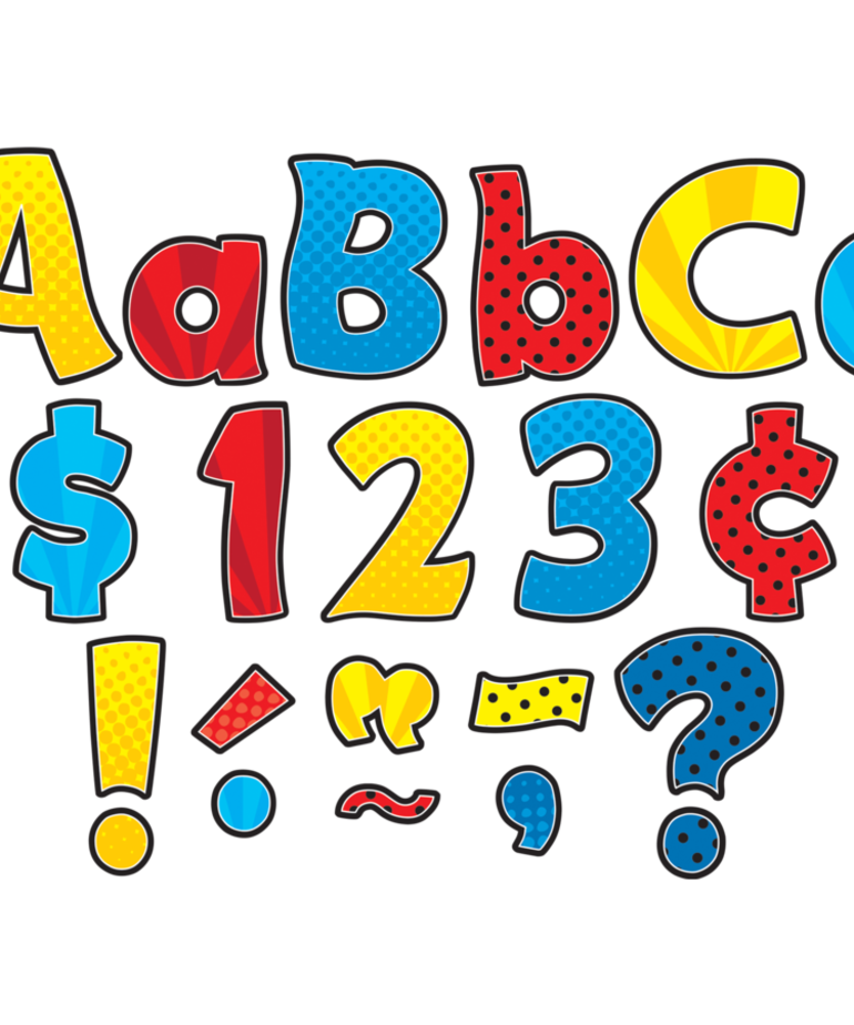 Funtastic 4" Letters Combo Pack