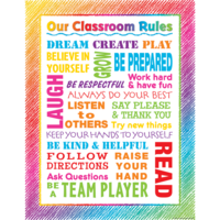 Colorful Scribble Our Classroom Chart
