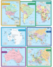 Continents Chart Set
