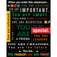 When You Enter This Classroom...Subway Art Chart