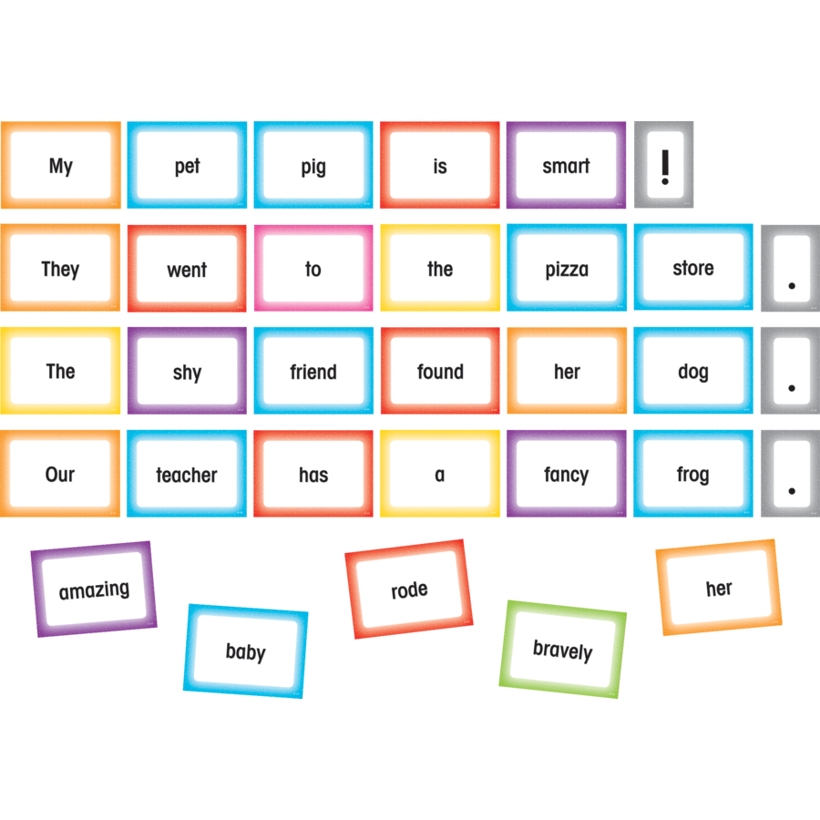 Silly Sentences Pocket Chart Cards Inspiring Young Minds To Learn