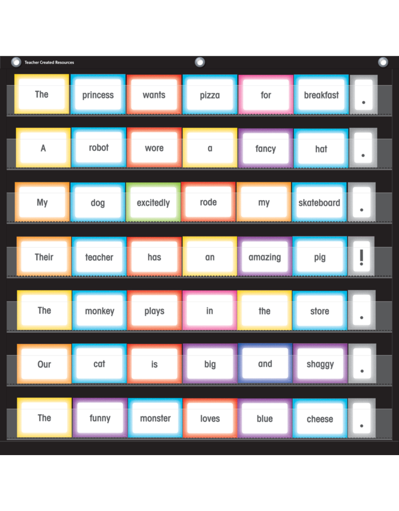 Silly Sentences Pocket Chart Cards Inspiring Young Minds to Learn
