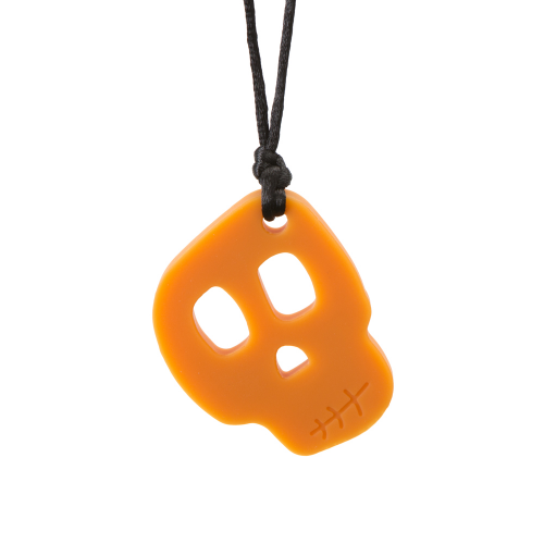 Skull Pendant- Orange