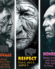 Seven Teachings Chief Large Poster Set 12X36