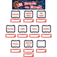 Nautical Mini Bulletin Board-Jobs