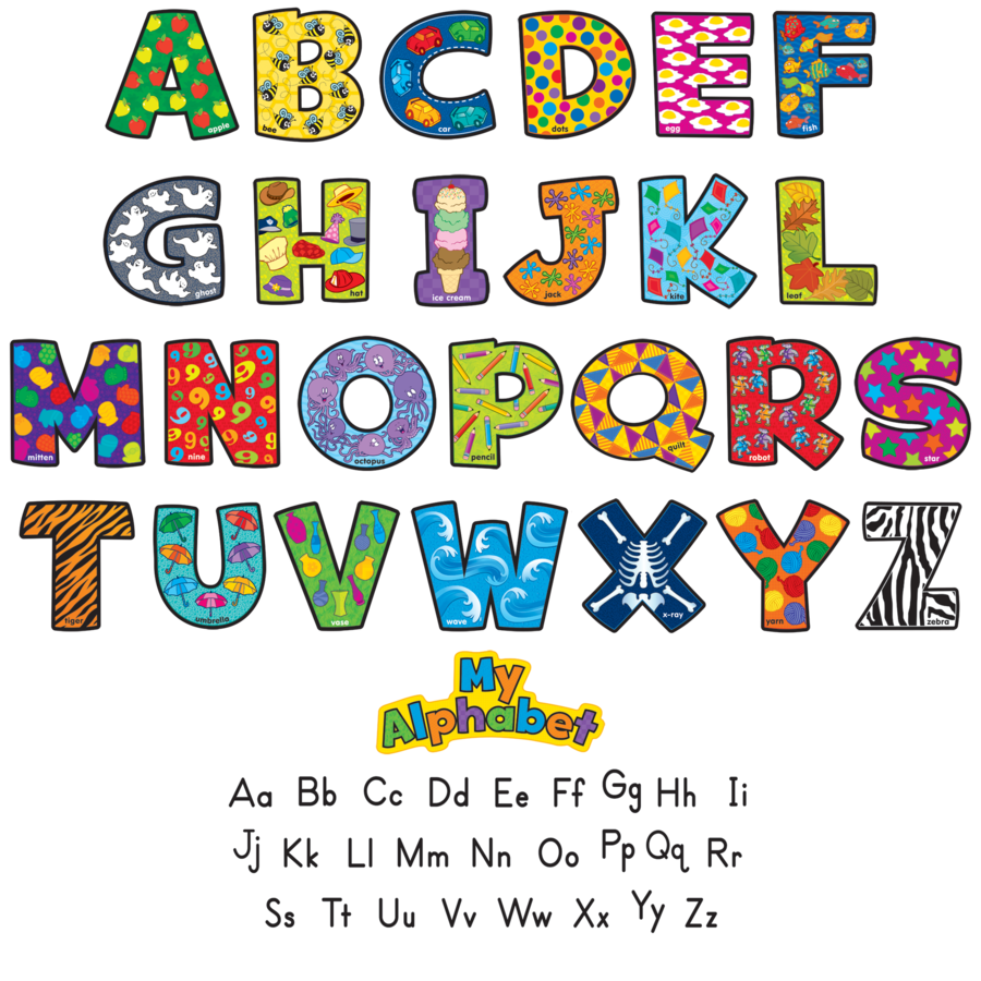 My Alphabet Mini Bulletin Board Set