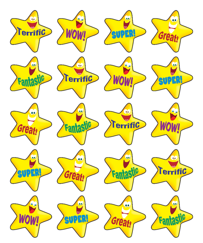 Encouraging Stars Stickers