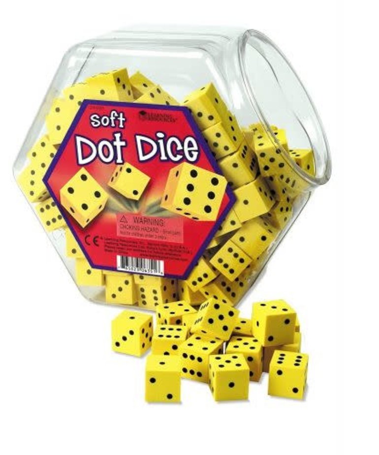 Learning Resources Soft Foam Dot Dice