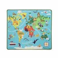 Round The World Travel Activity Rug
