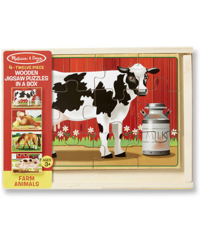Melissa & Doug Farm Animals Puzzle in a Box