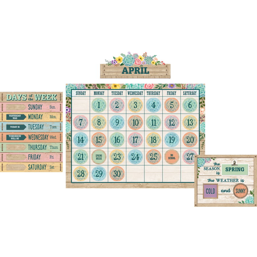 Calendar Bulletin Board Set