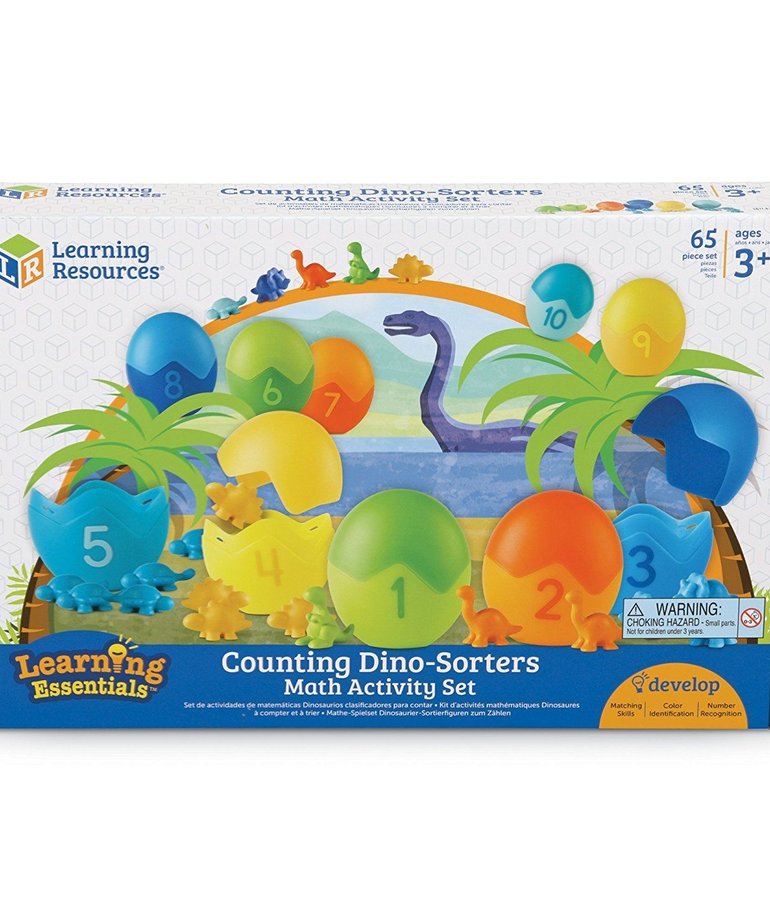 Learning Resources Counting Dino-Sorters Math Activity Set