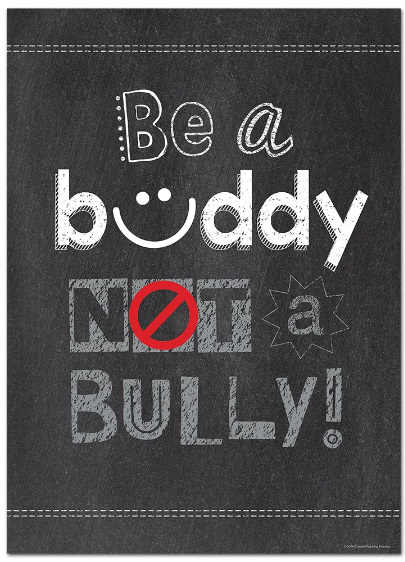 Be a Buddy Not a Bully-Poster