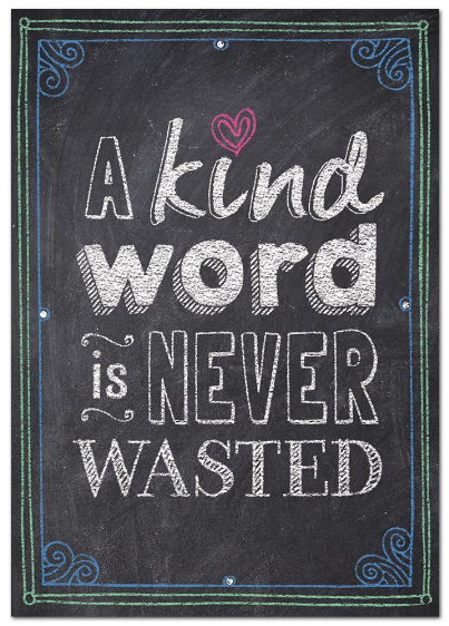 Kind Word is Never Wasted-Poster