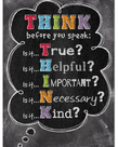 Think Before You Speak-Poster