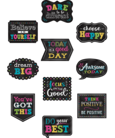 Chalkboard Brights Postive Sayings Accents