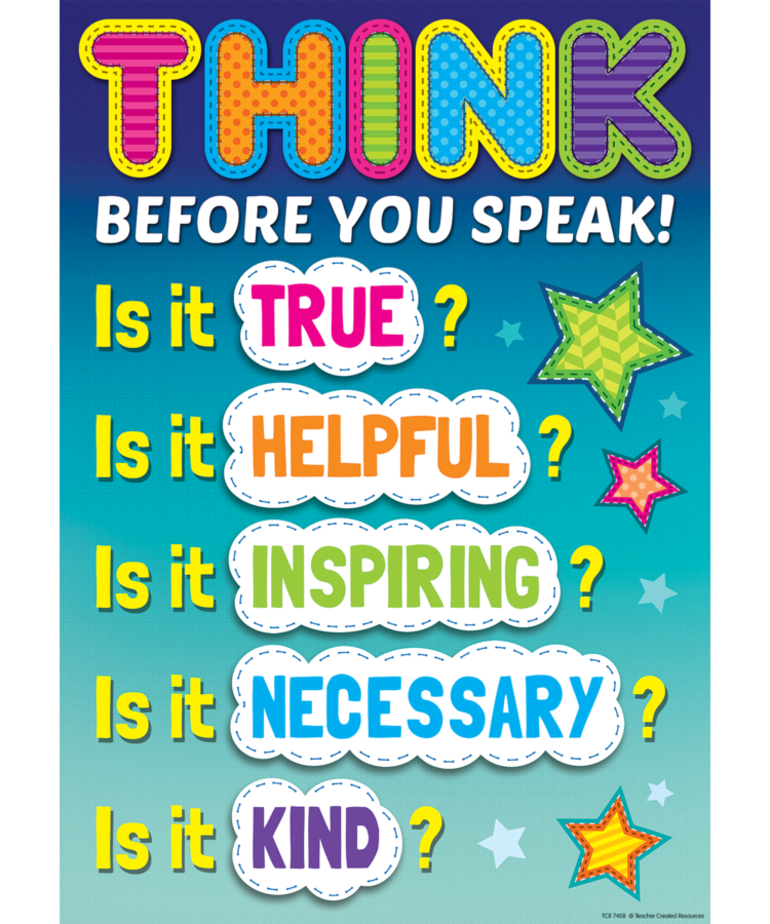 Think Before You Speak...-Poster